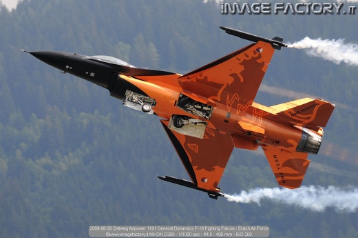 2009-06-26 Zeltweg Airpower 1191 General Dynamics F-16 Fighting Falcon - Dutch Air Force